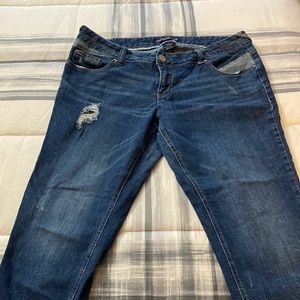 Plus Size (Size 16) Amethyst Capri Jeans